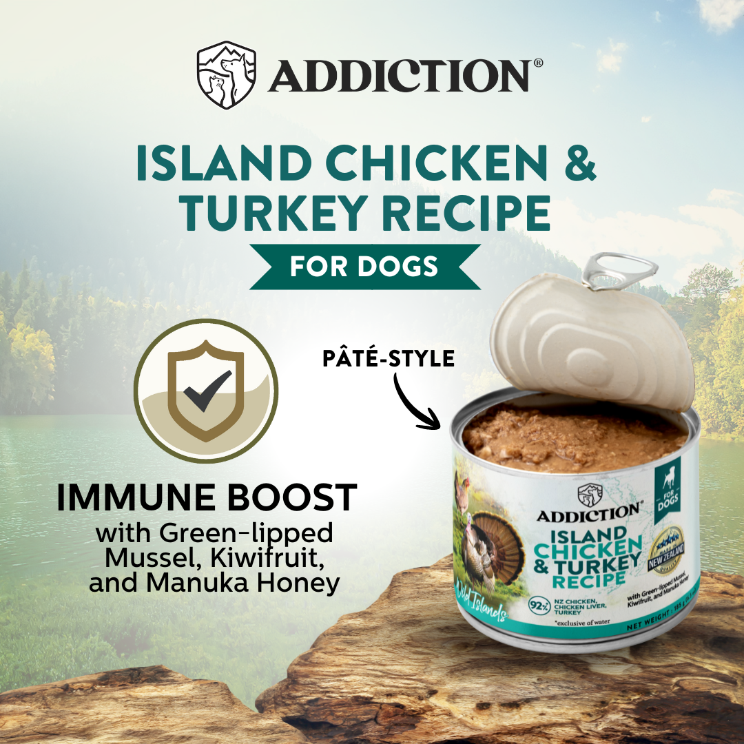 Wild Islands Chicken & Turkey Canned Dog Food 185g
