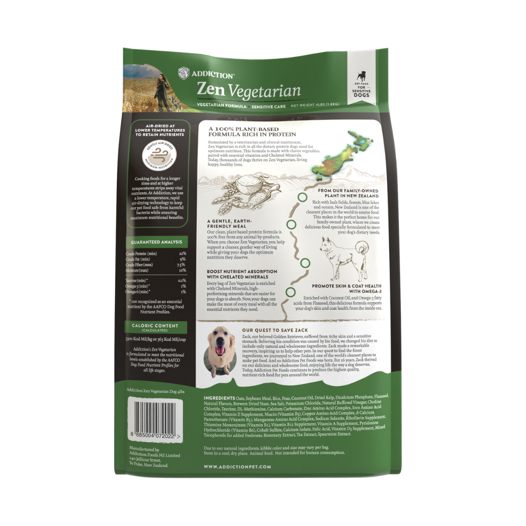 Zen Vegetarian Dry Dog Food