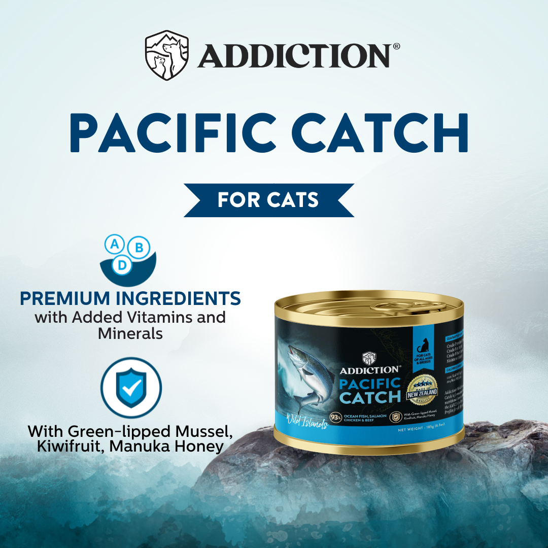 Addiction Wild Islands Pacific Catch Ocean Fish & Salmon High-Meat, Organ Meat Canned Cat Food 185 gm