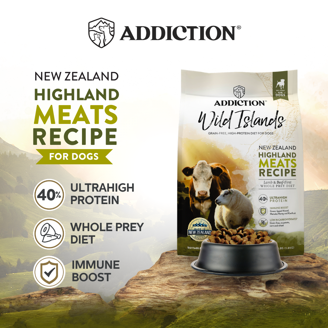 Wild Islands Highland Meats Grass-Fed Beef & Lamb Recipe Dry Dog Food 1.8kg, 9kg