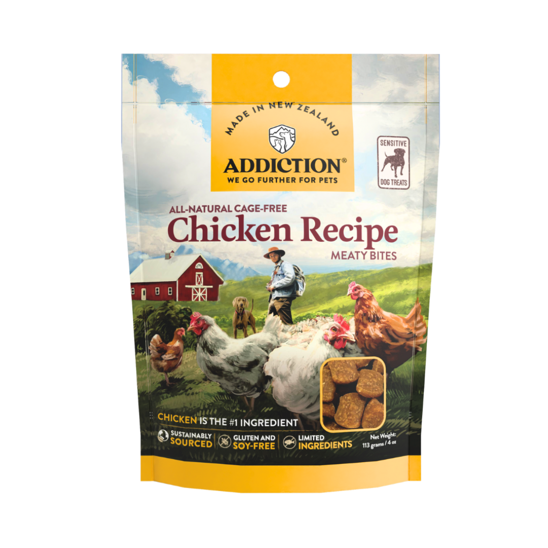 Chicken Meaty Bites - Hypoallergenic Dog Treats 113g