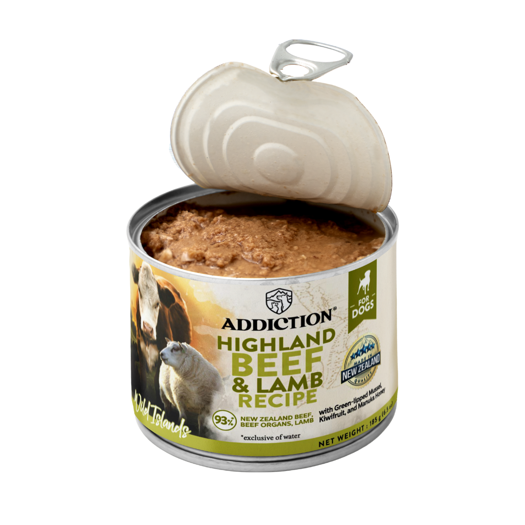 Wild Islands Highland Beef & Lamb Canned Dog Food 185g