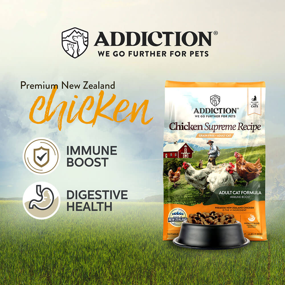 Chicken Supreme Recipe Adult Cat Dry Food 1.8kg, 4.5kg