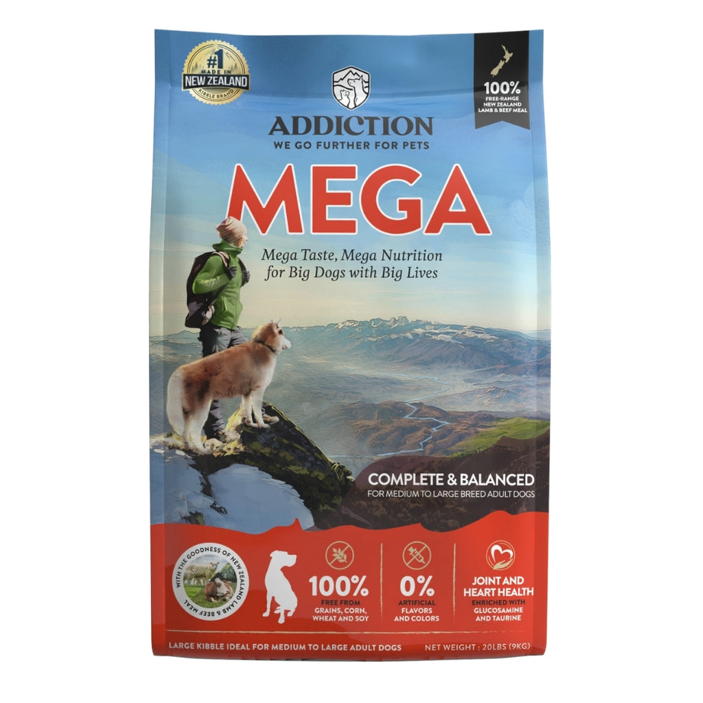 MEGA Lamb & Beef Dry Dog food for Medium to Large Dogs