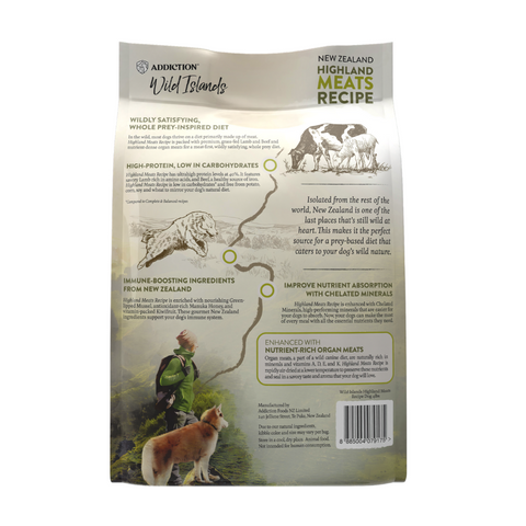 Wild Islands Highland Meats Grass-Fed Beef & Lamb Recipe Dry Dog Food