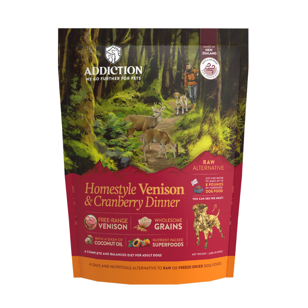 Homestyle Venison & Cranberry Dinner Raw Alternative Dog Food