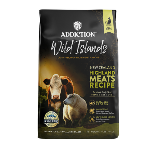 Wild Islands Highland Meats Grass-Fed Beef & Lamb Recipe Dry Cat Food