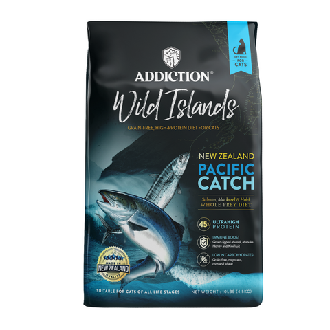 Wild Islands Pacific Catch Premium King Salmon Mackerel & Hoki Dry Cat Food