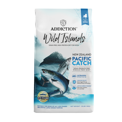 Wild Islands Pacific Catch Premium King Salmon Mackerel Hoki Dry Dog Food