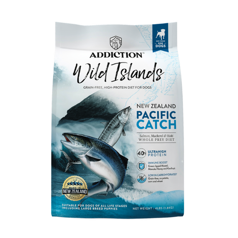 Wild Islands Pacific Catch Premium King Salmon Mackerel & Hoki Dry Dog Food