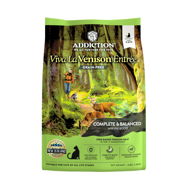 Viva La Venison Dry Cat Food 1.8kg, 4.5kg