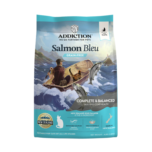 Salmon Bleu Dry Cat Food 1.8kg, 4.5kg