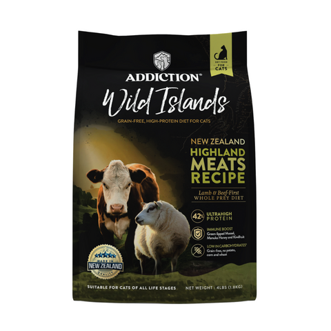 Wild Islands Highland Meats Grass-Fed Beef & Lamb Recipe Dry Cat Food