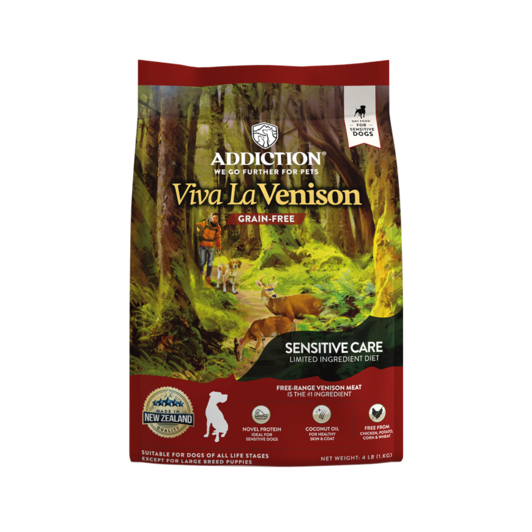 Viva La Venison Dry Dog Food 1.8kg, 9kg, 15kg
