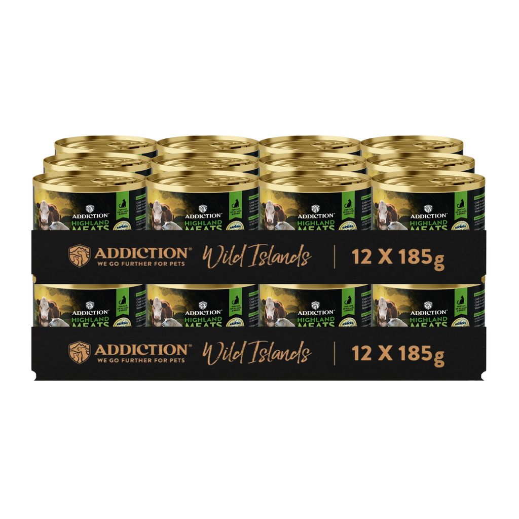 Addiction Wild Islands Highland Meats Lamb & Beef High-Meat, Organ Meat Canned Cat Food