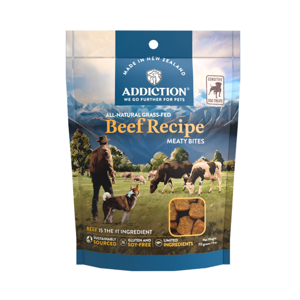 Beef Meaty Bites - Hypoallergenic Dog Treats 113g