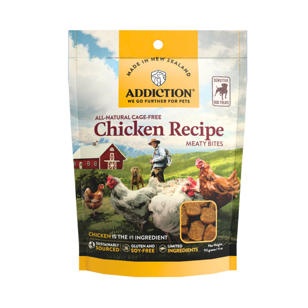 Chicken Meaty Bites - Hypoallergenic Dog Treats 113g