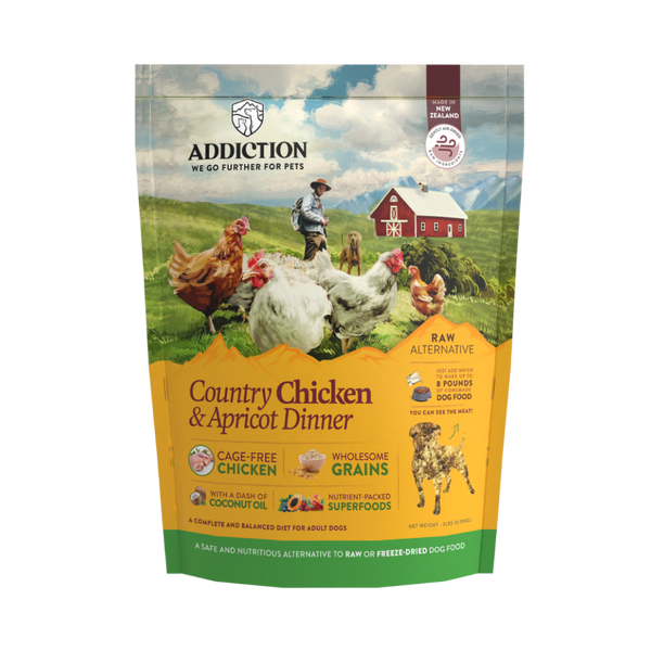 Country Chicken & Apricot Air-Dried Dog Food 910g