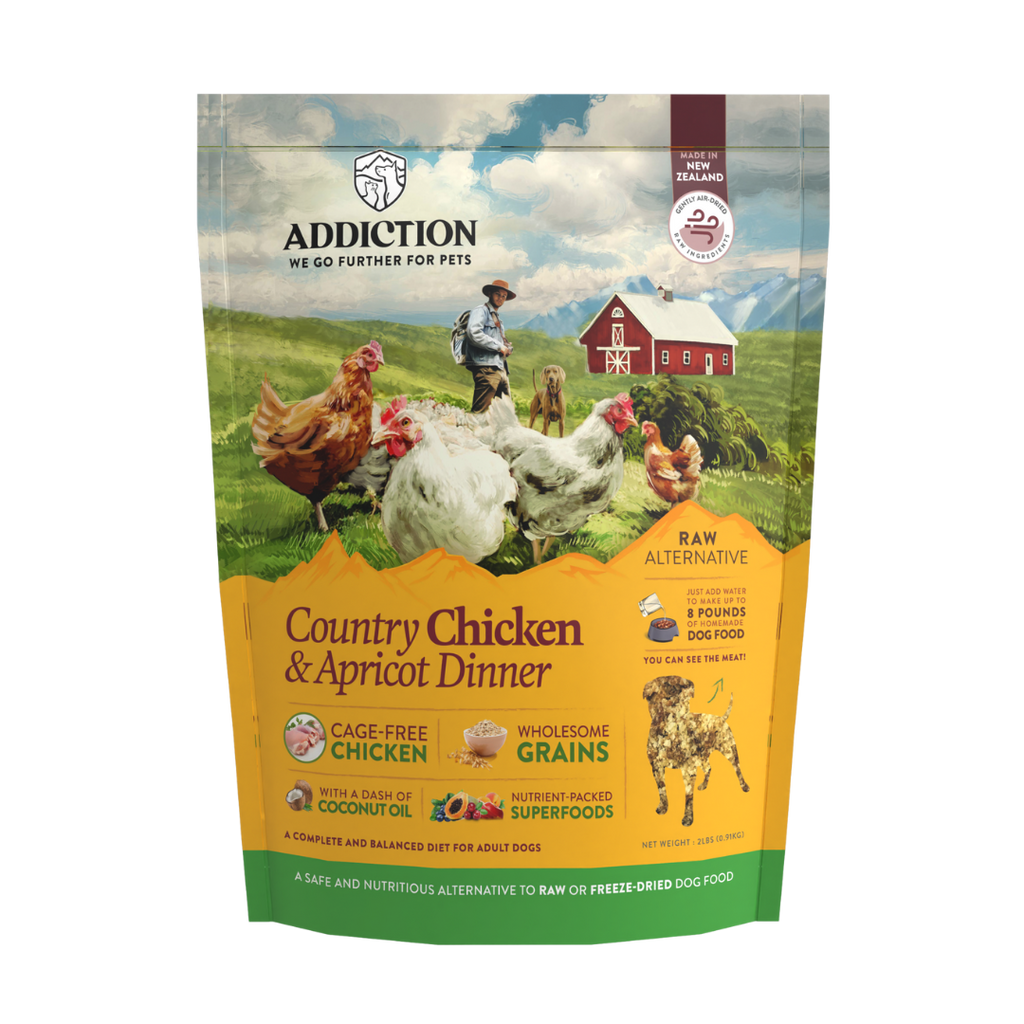 Country Chicken & Apricot Air-Dried Dog Food 910g