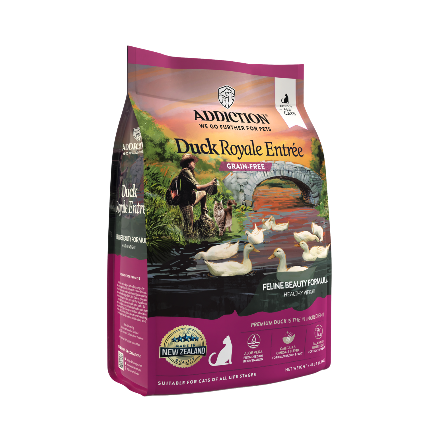 Duck Royale Dry Cat Food Addiction Pet Australia