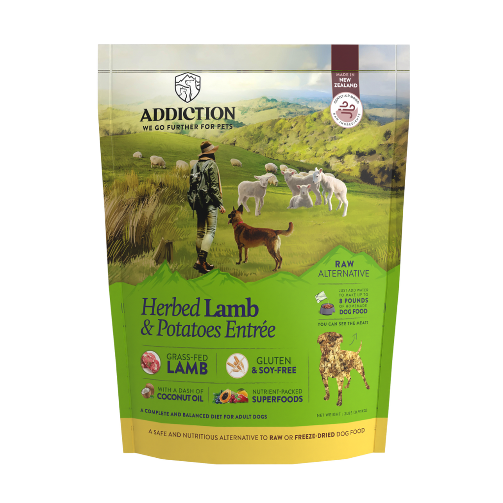 Herbed Lamb & Potatoes Air-Dried Dog Food 910g