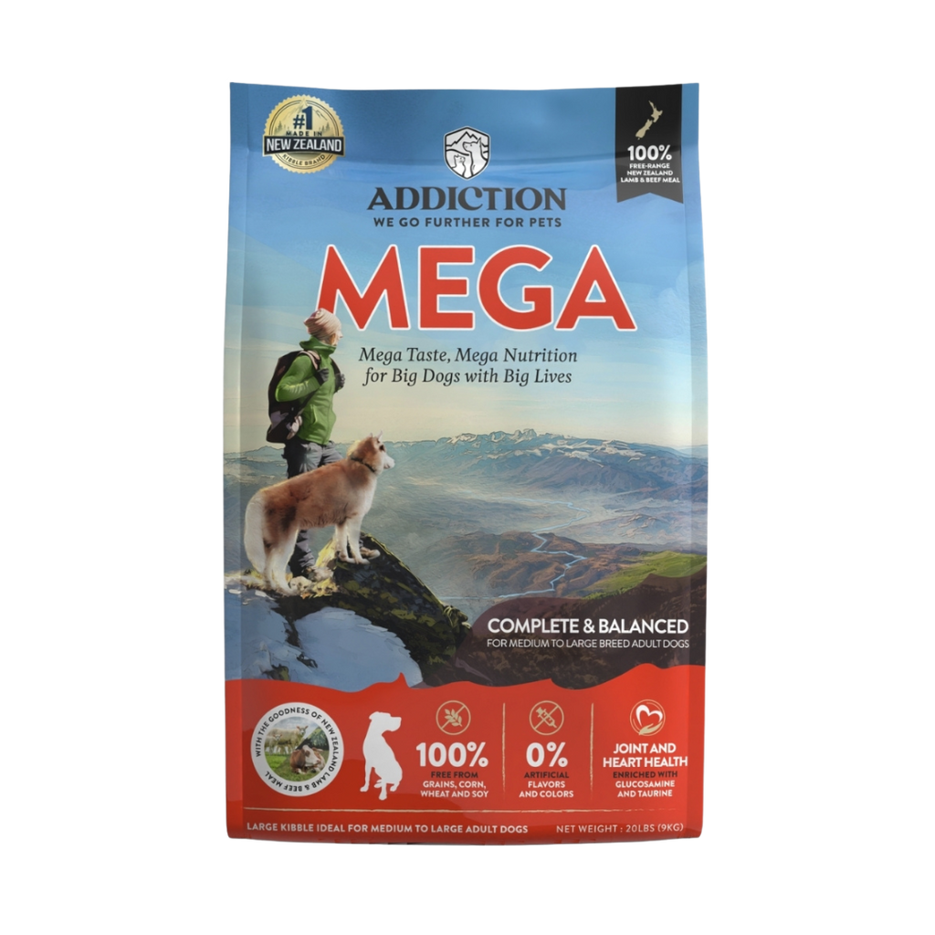 MEGA Lamb & Beef Dry Dog food for Medium to Large Dogs