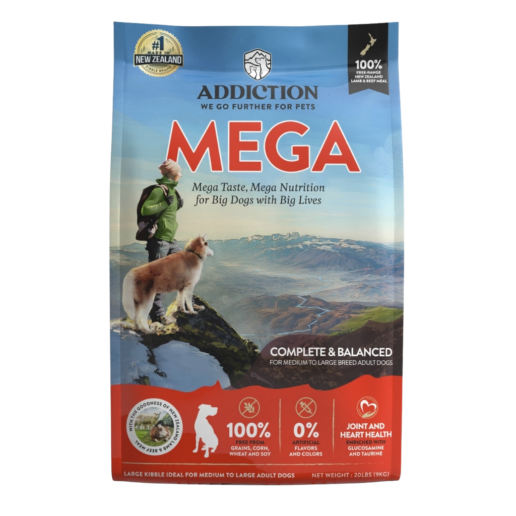 MEGA Lamb & Beef Dry Dog food for Medium to Large Dogs