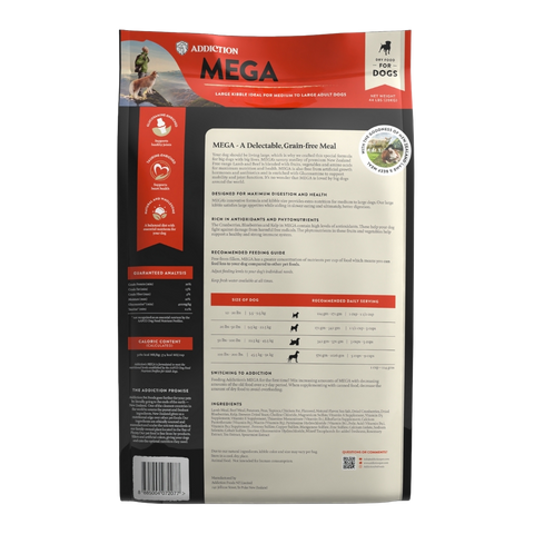 MEGA Lamb & Beef Dry Dog food for Medium to Large Dogs