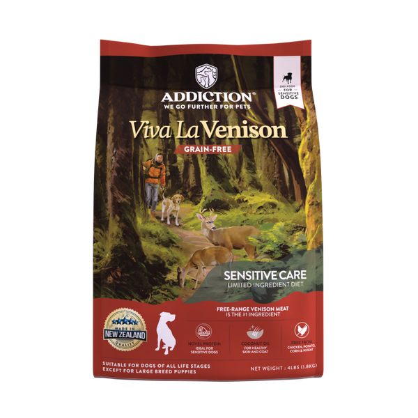 Viva La Venison Dry Dog Food 1.8kg, 9kg, 15kg