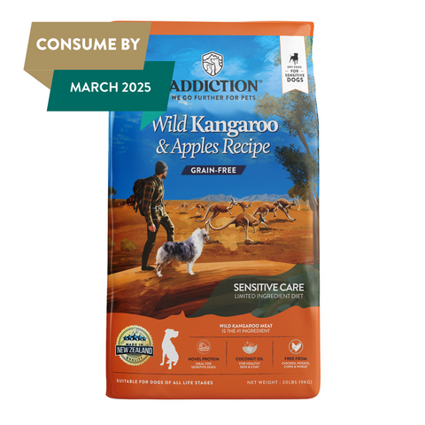 Wild Kangaroo Apples Dry Dog Food Addiction Pet Australia