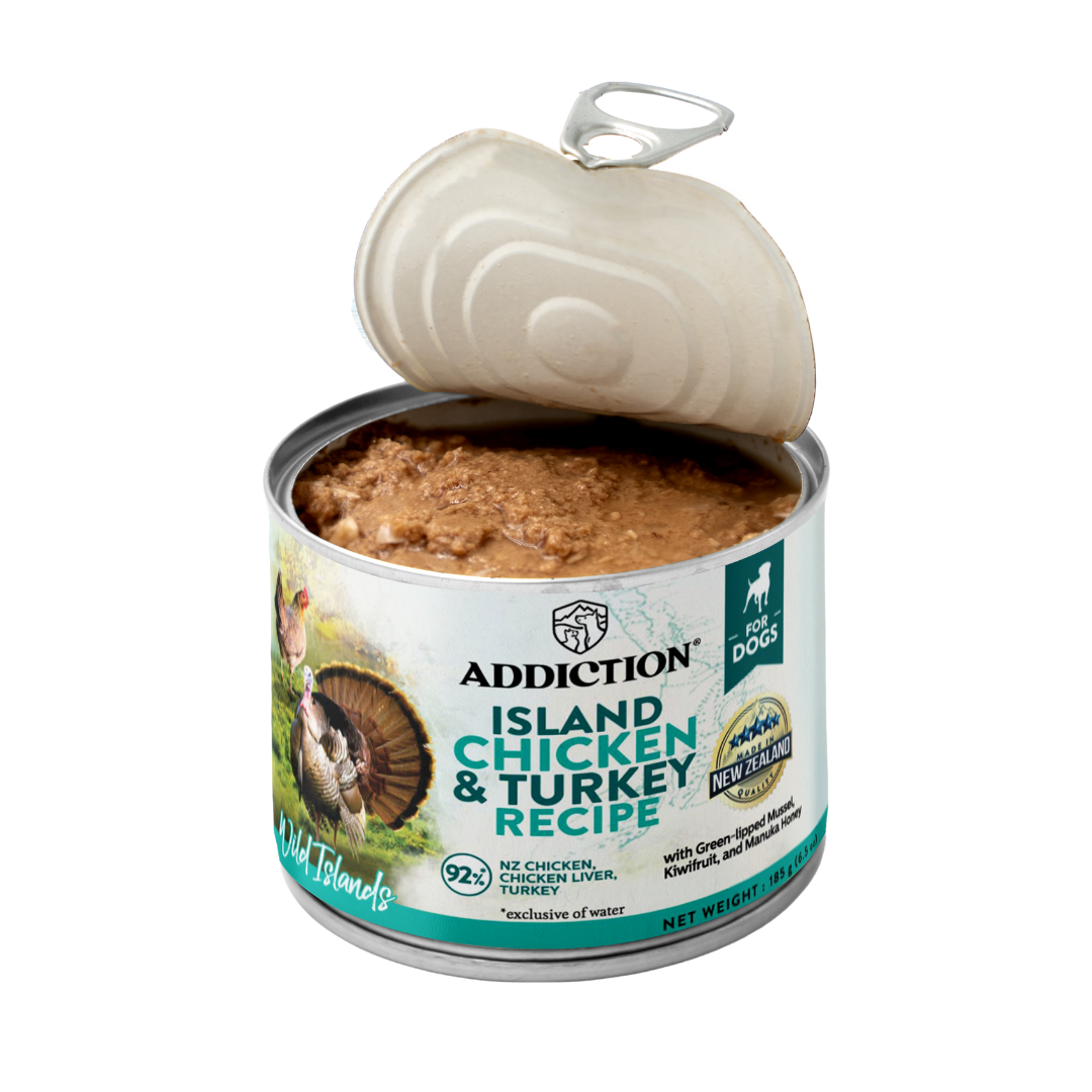 Wild Islands Chicken & Turkey Canned Dog Food 185g