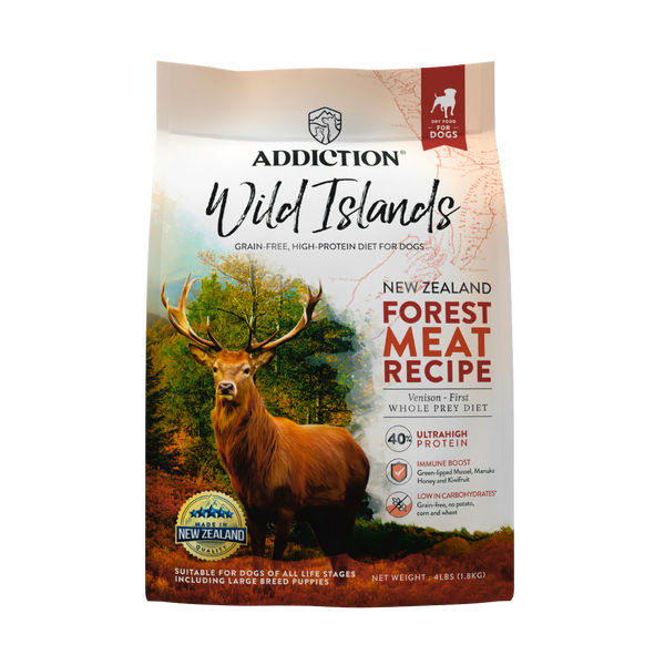 Wild Islands Forest Meat Premium Venison Recipe Dry Dog Food 1.8kg, 9kg