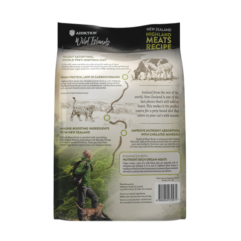 Wild Islands Highland Meats Grass-Fed Beef & Lamb Recipe Dry Cat Food