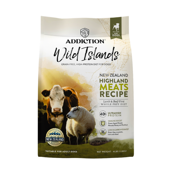 Wild Islands Highland Meats Grass-Fed Beef & Lamb Recipe Dry Dog Food 1.8kg, 9kg