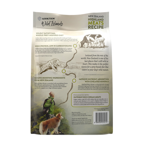 Wild Islands Highland Meats Grass-Fed Beef & Lamb Recipe Dry Dog Food