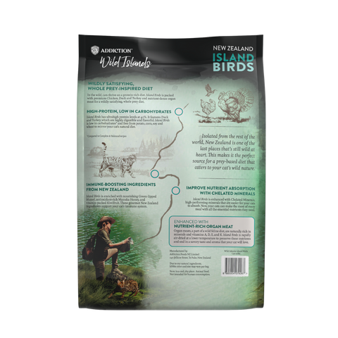 Wild Islands Island Bird Premium Duck Turkey & Chicken Dry Cat Food