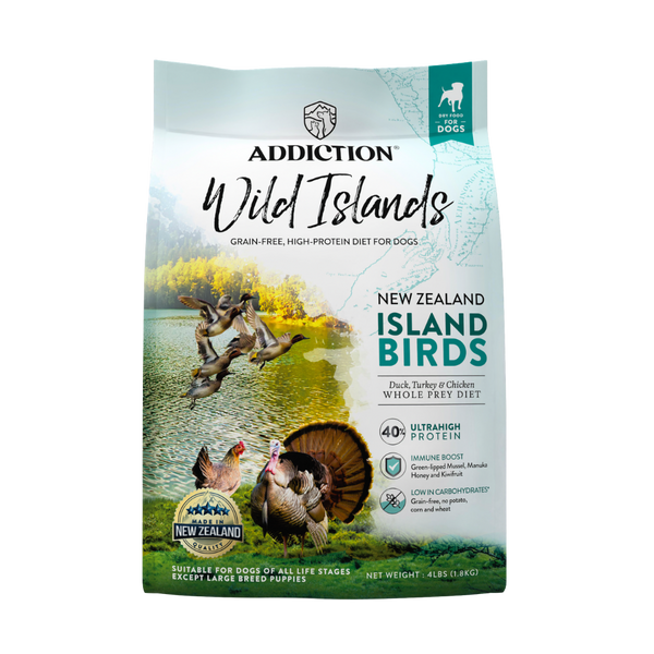Wild Islands Island Bird Premium Duck Turkey & Chicken Dry Dog Food 1.8kg, 9kg