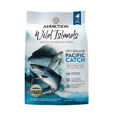 Wild Islands Pacific Catch Premium King Salmon Mackerel & Hoki Dry Dog Food