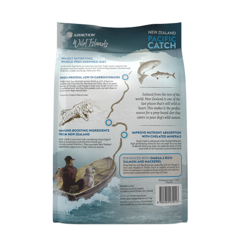 Wild Islands Pacific Catch Premium King Salmon Mackerel & Hoki Dry Dog Food