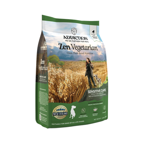 Zen Vegetarian Dry Dog Food Addiction Pet Australia