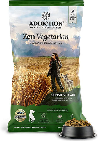 Zen Vegetarian Dry Dog Food Addiction Pet Australia